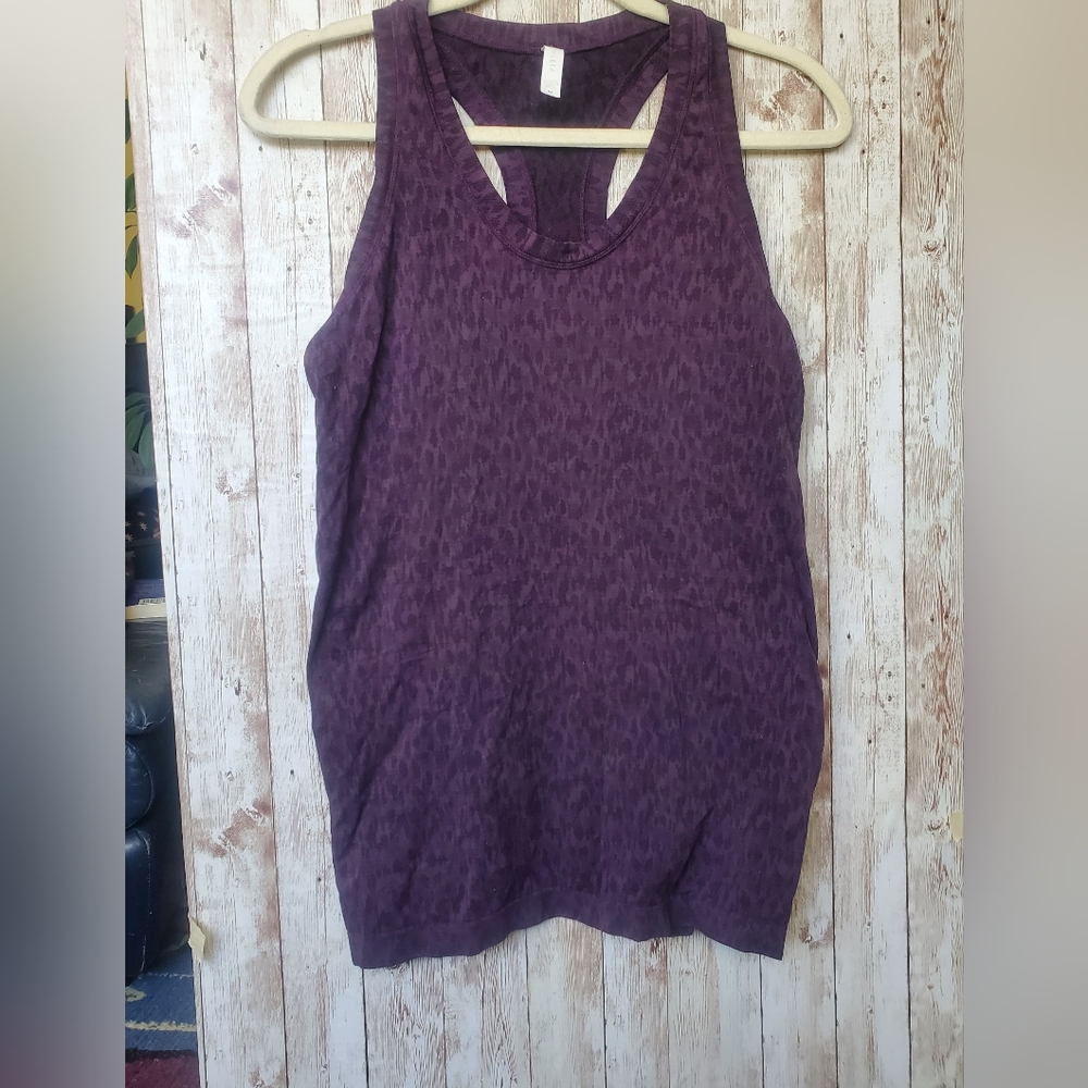 Athleta M momentum racerback purple